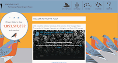 Desktop Screenshot of foldtheflock.org
